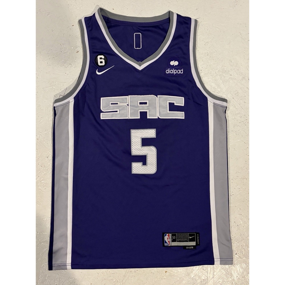 Nike De'Aaron Fox Sacramento Kings NBA Jersey Mens City Edition Mens 50 +4